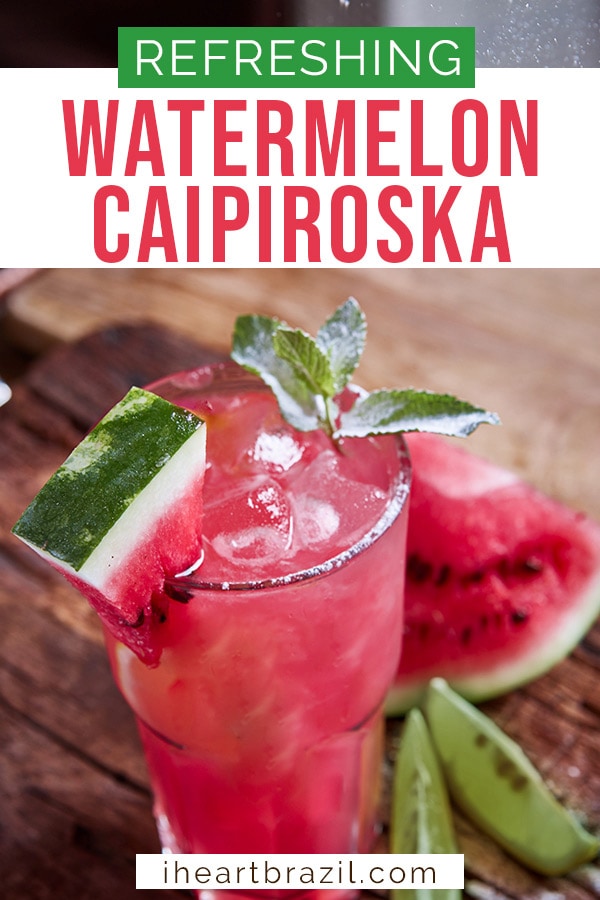 Watermelon caipiroska Pinterest graphic