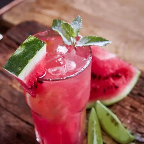 Watermelon caipiroska recipe