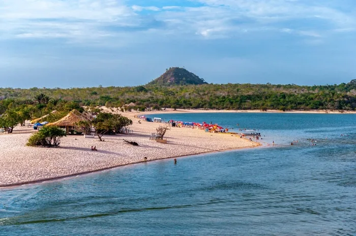 Alter do Chão Beach in Pará, Brazil