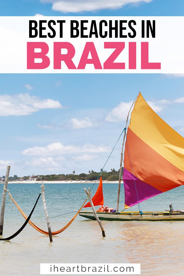 Beaches in Brazil Pinterest graphic