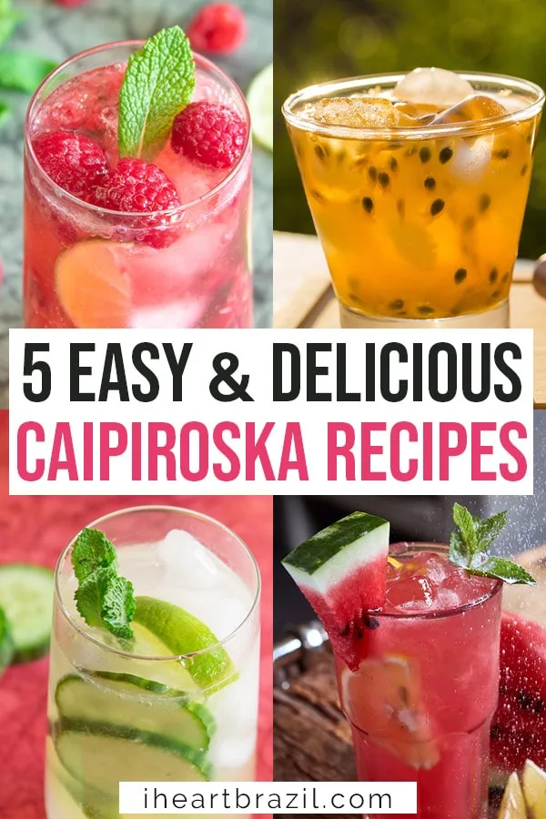 Best caipiroska recipes Pinterest graphic
