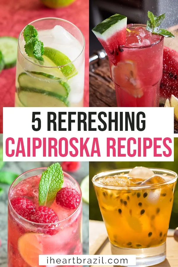 Best caipiroska recipes Pinterest graphic