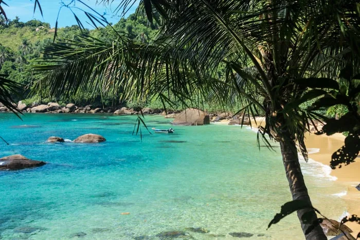 Couves beach in Sao Paulo, Ubatuba