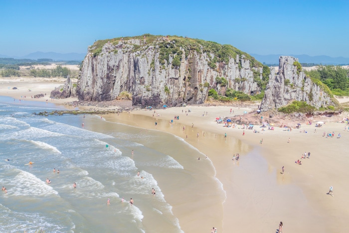 Guarita Beach in Torres, Rio Grande do Sul