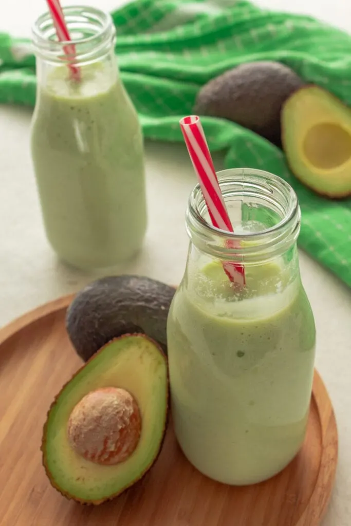 Brazilian avocado smoothie drink