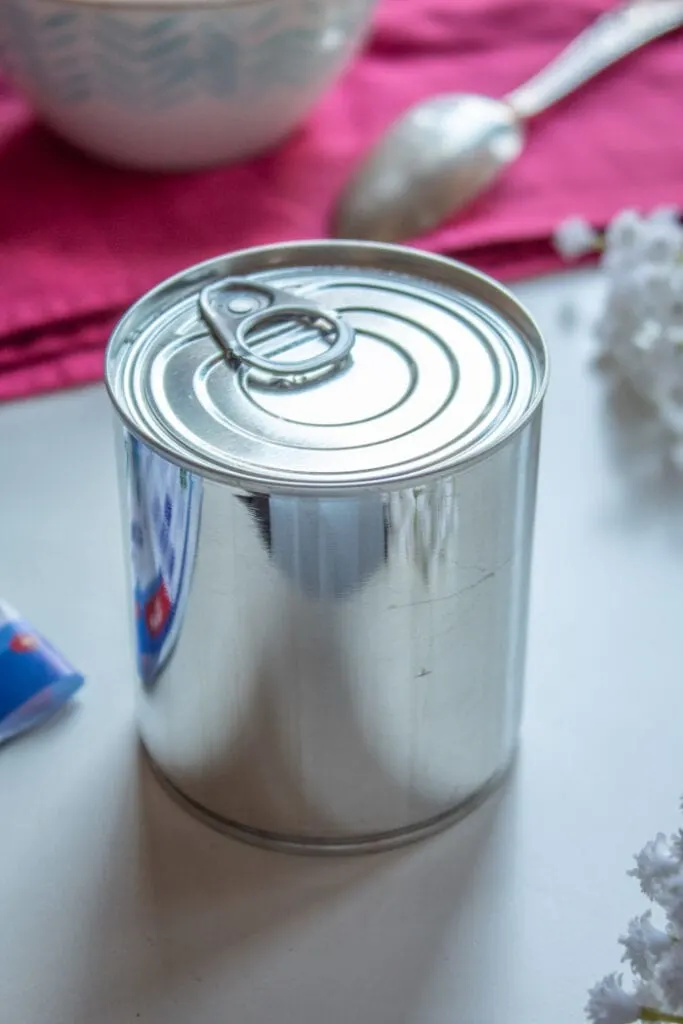 Can of sweetened condensed milk for dulce de leche