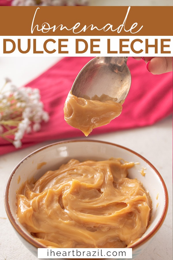 How to make dulce de leche Pinterest graphic