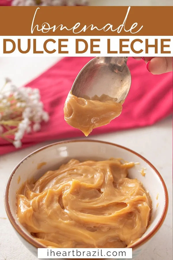 How to make dulce de leche Pinterest graphic