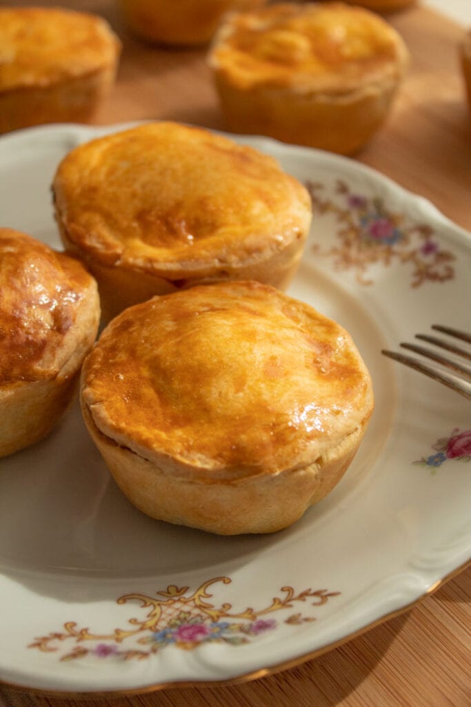 Savory hand pies with chicken filling