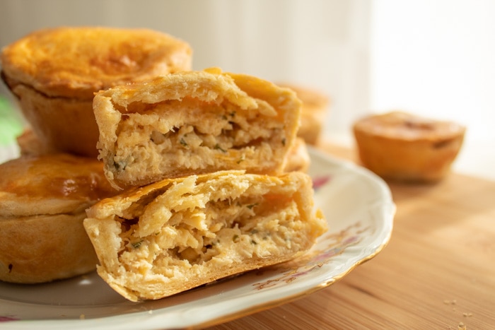 Hand pies with chicken filling