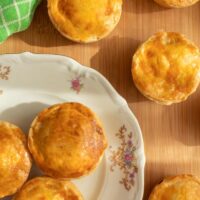 Hearts of palm hand pies is called empadinha de palmito in Brazilian Portuguese