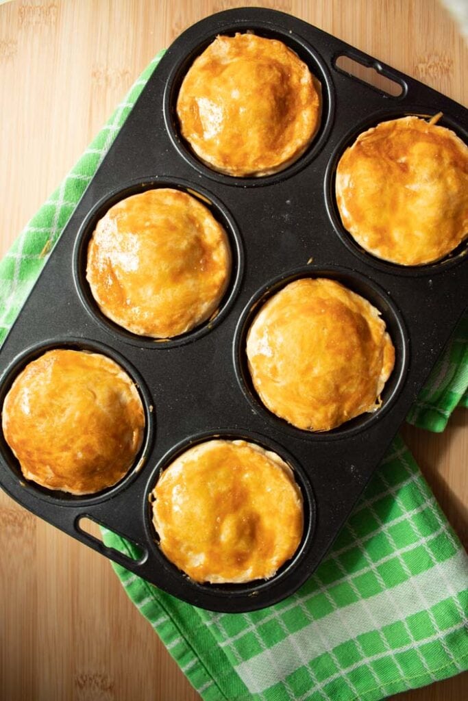 Savory hand pies with hearts of palm filling