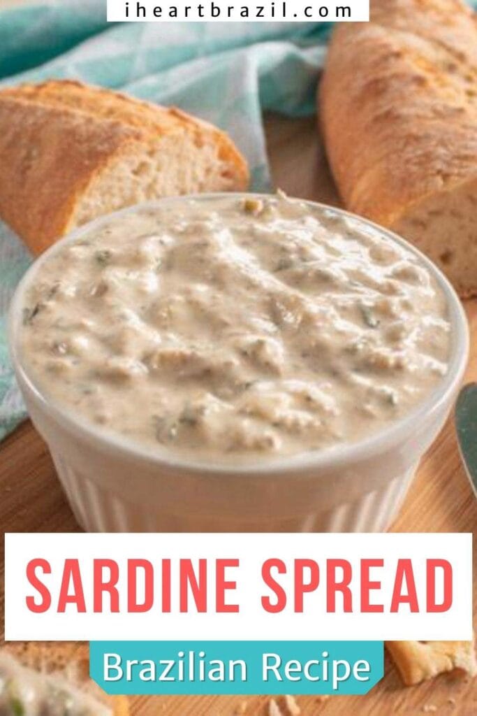 Sardine pate Pinterest graphic