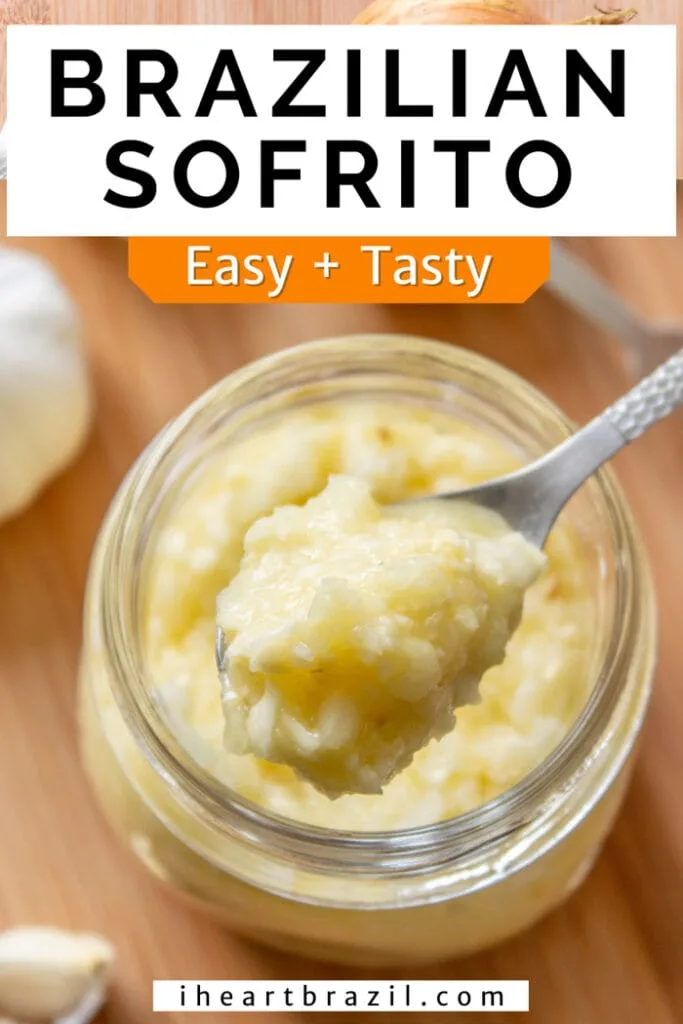 Brazilian sofrito Pinterest graphic