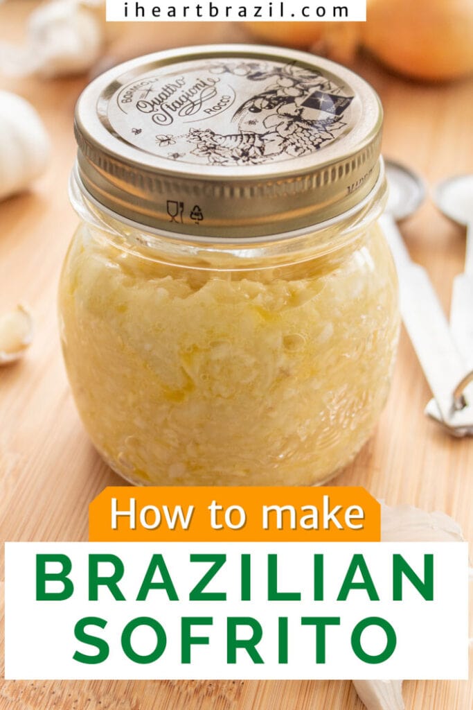 Brazilian sofrito Pinterest graphic