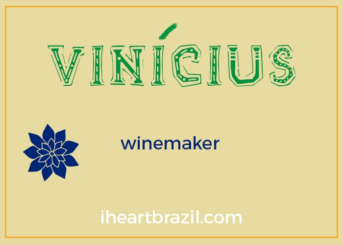 Vinicius is a popular Brazilian name for boys