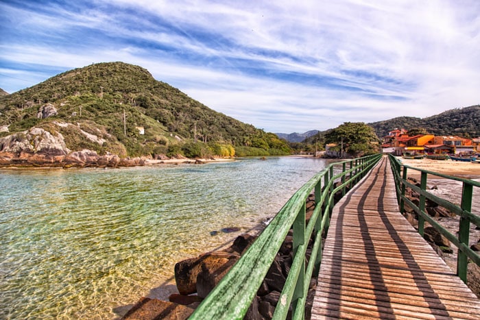 Barra da Lagoa in Florianopolis, Santa Catarina