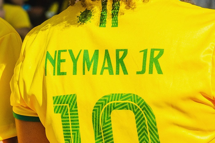 Brazilian name on soccer tshirt