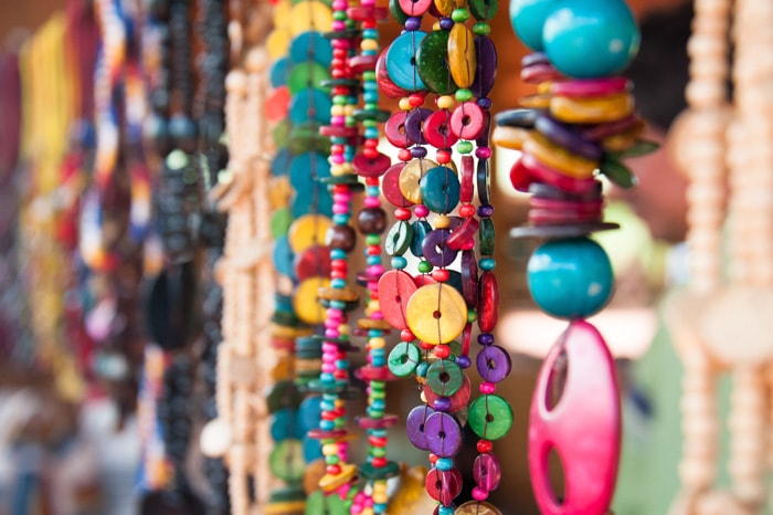 Colorful bijouterie, Brazilian souvenirs