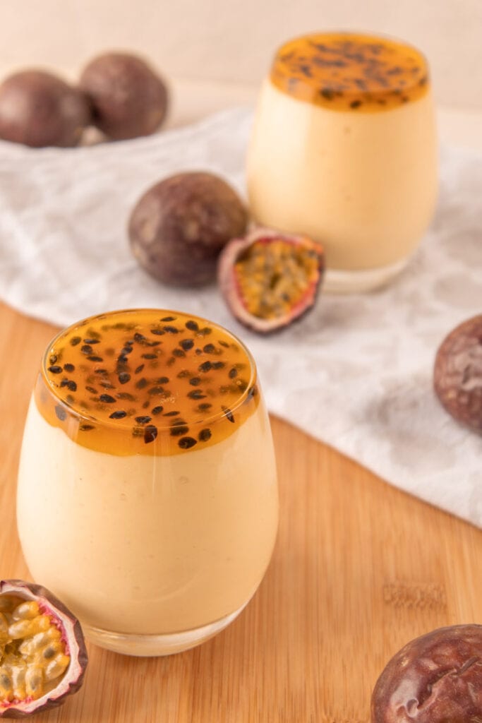 Passion fruit mousse is the perfect summer dessert