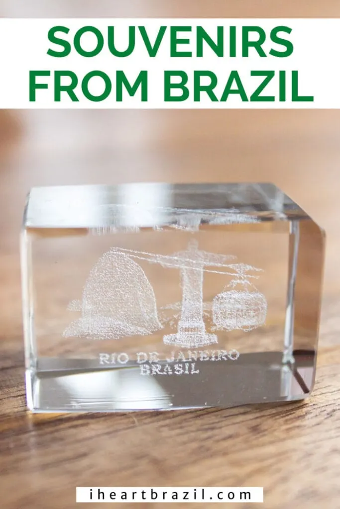 Brazilian souvenirs Pinterest graphic