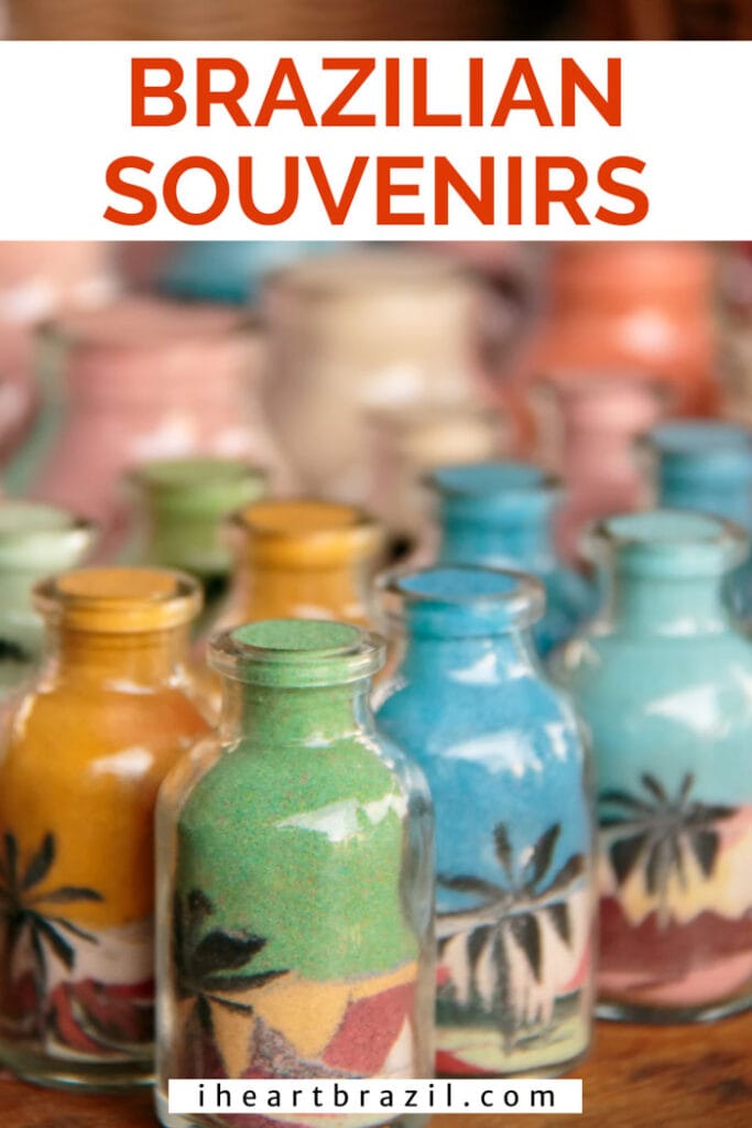 Brazilian souvenirs Pinterest graphic