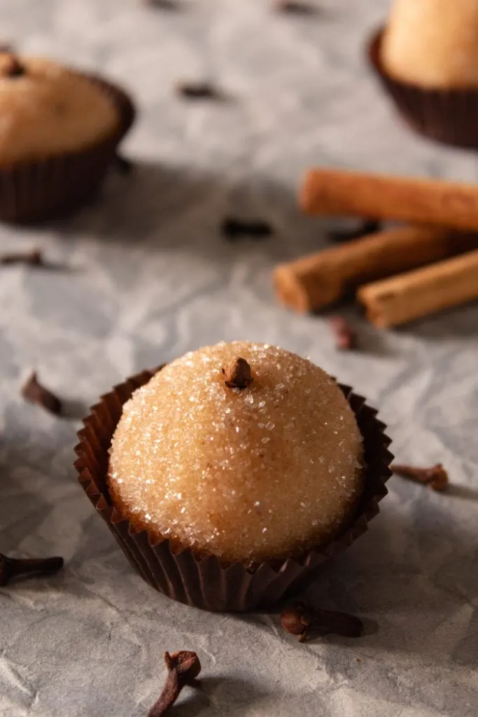 Vanilla brigadeiro truffles