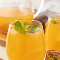 Iced passion fruit tea recipe