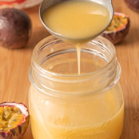 Passion fruit salad dressing