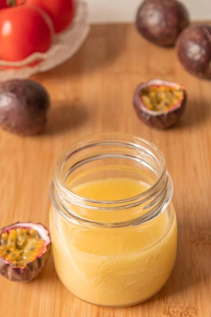 Passion fruit vinaigrette