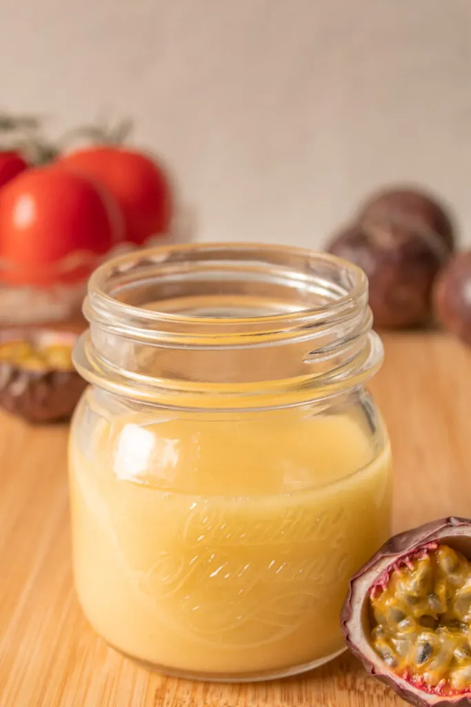 Passion fruit vinaigrette