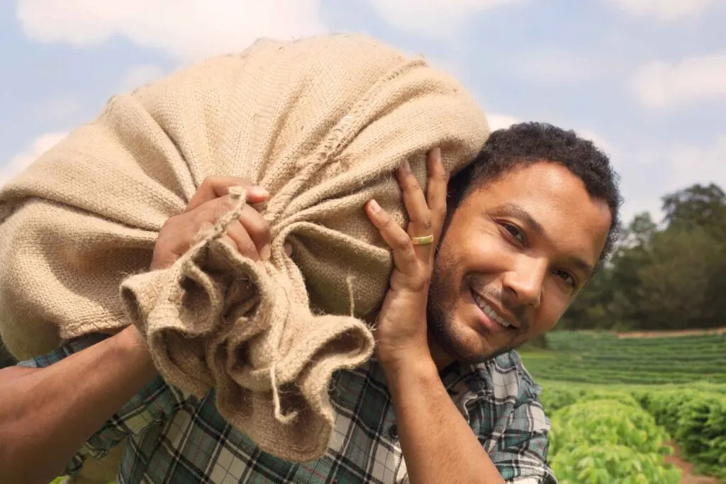 Brazilian coffee farmer