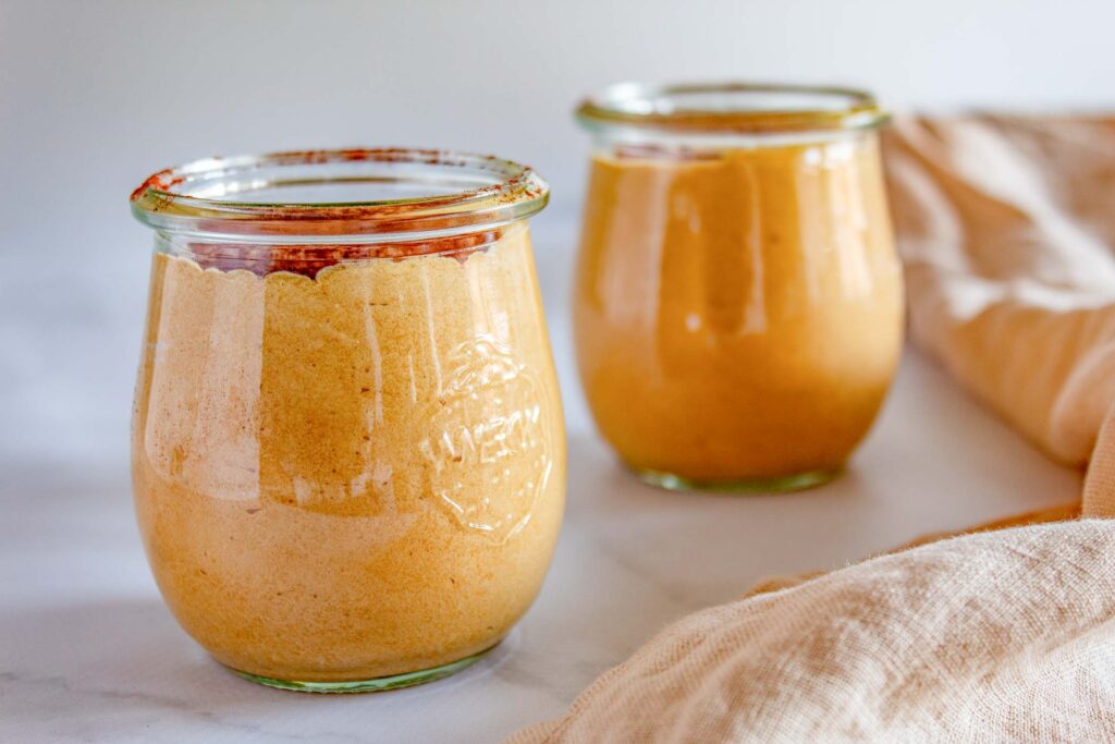 Dulce de leche mousses