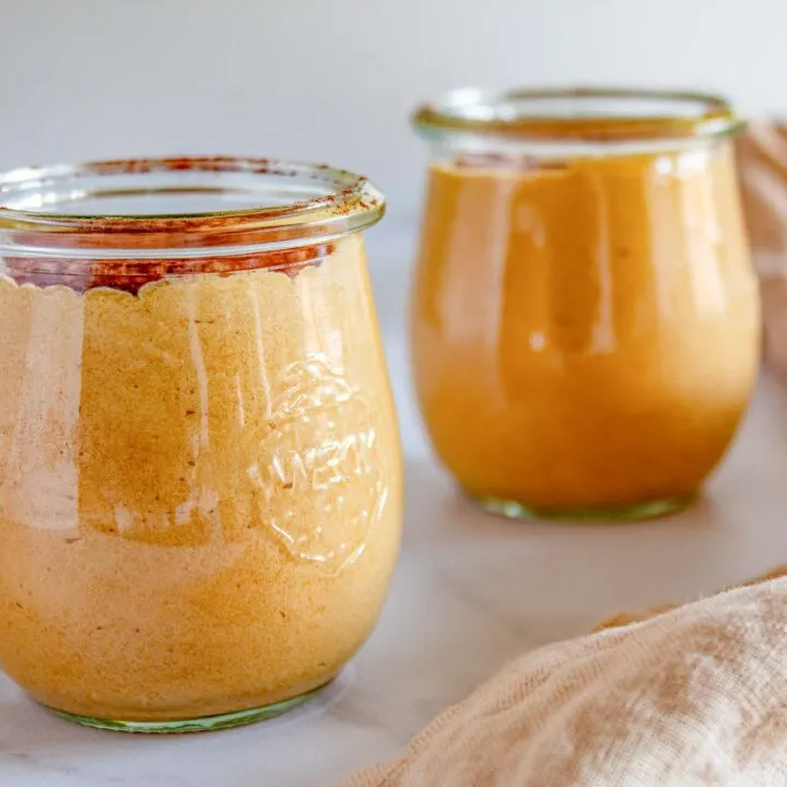 Dulce de leche mousses