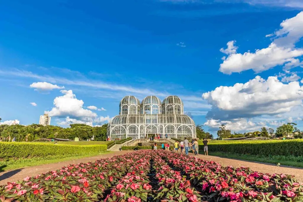 Visiting the Botanical Garden is one of the best things to do in Curitiba, Brazil