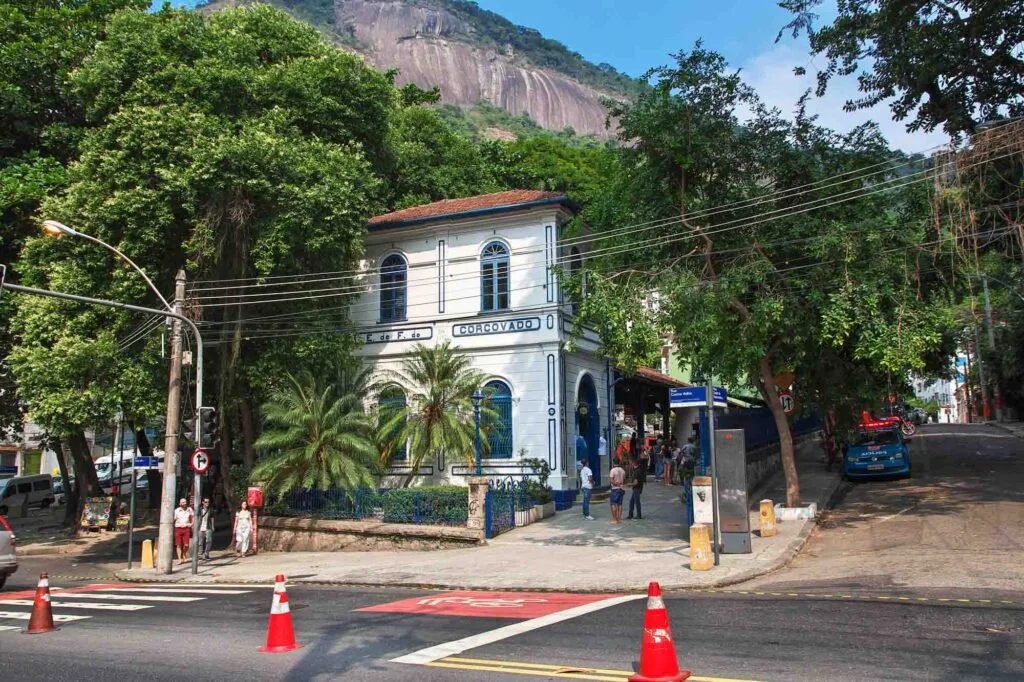 Corcovado Train Station to reach the Christ the Redeemer statue