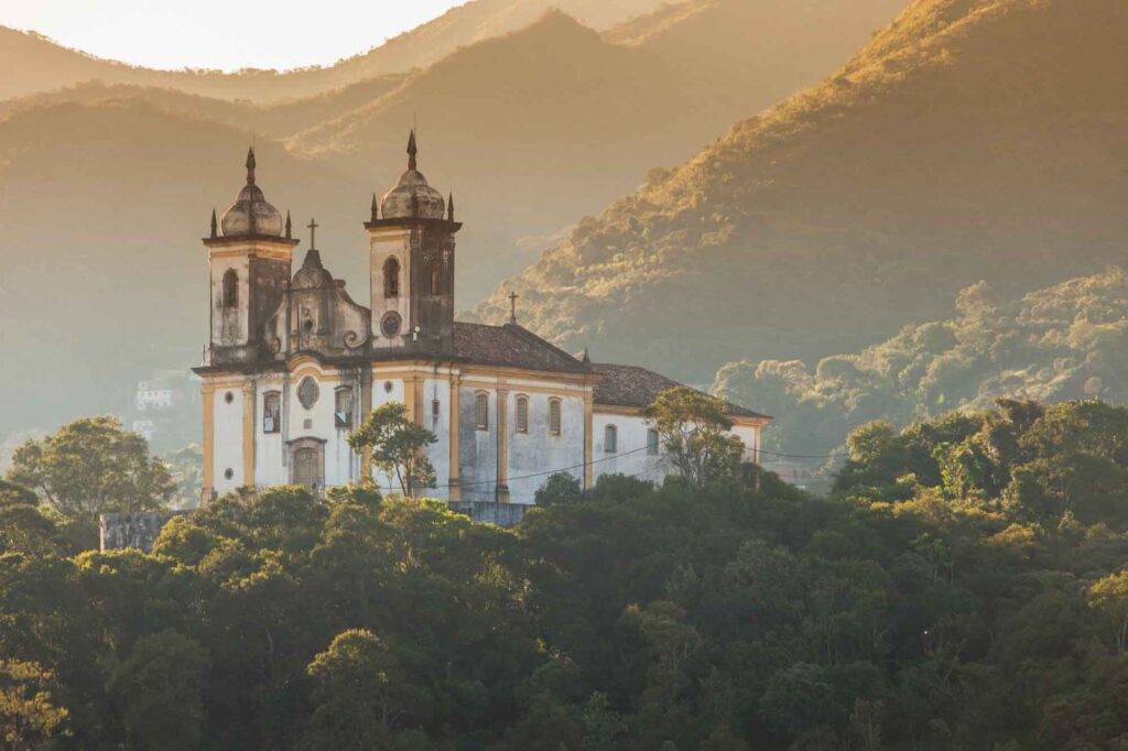 Ouro Preto church is one of top attractions in Mina Gerais 