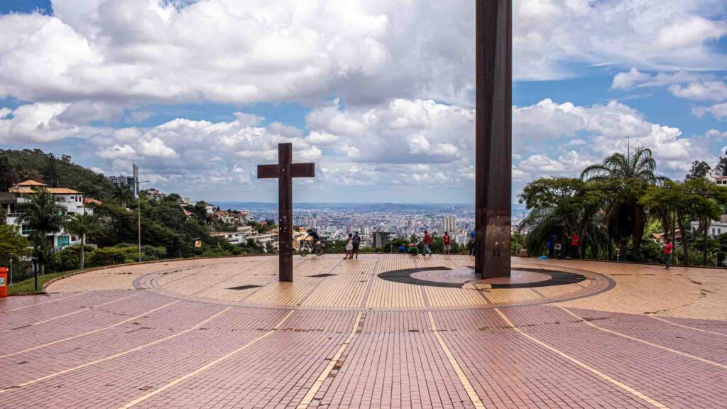 Gazing at the horizon on Pope's Square is one of the best things to do in Belo Horizonte, Brazil