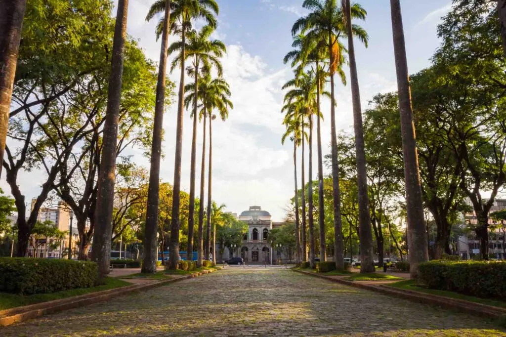 Admiring the Liberdade Square is one of the fun things to do in Belo Horizonte, Brazil