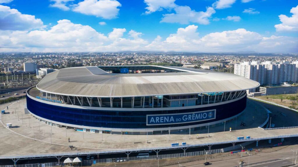 Watching a soccer match in the Grêmio Stadium is one of the fun things to do in Porto Alegre, Brazil