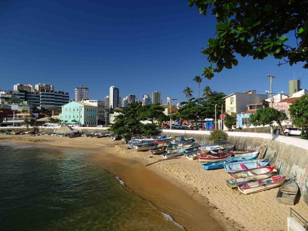 Wandering through the Rio Vermelho District is one of the fun things to do in Salvador, Brazil