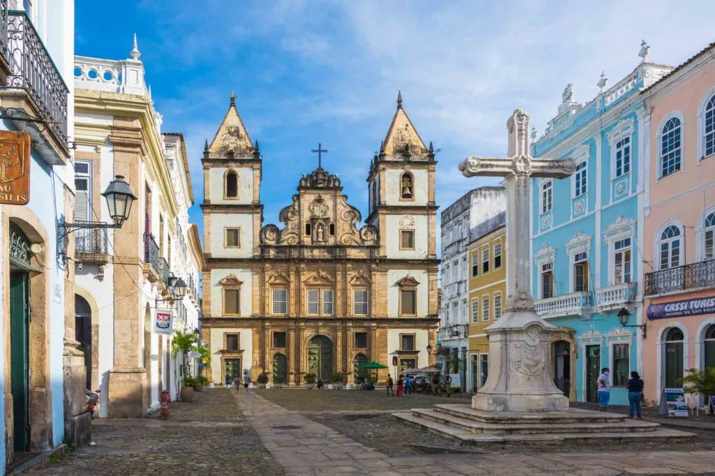 Admiring the Church of São Francisco is one of the best things to do in Salvador, Brazil