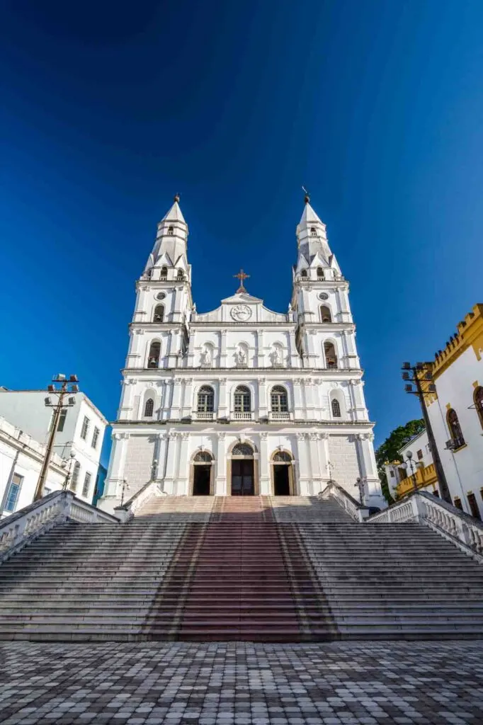 Photographing the Nossa Senhora das Dores Church is one of the things to do in Porto Alegre, Brazil