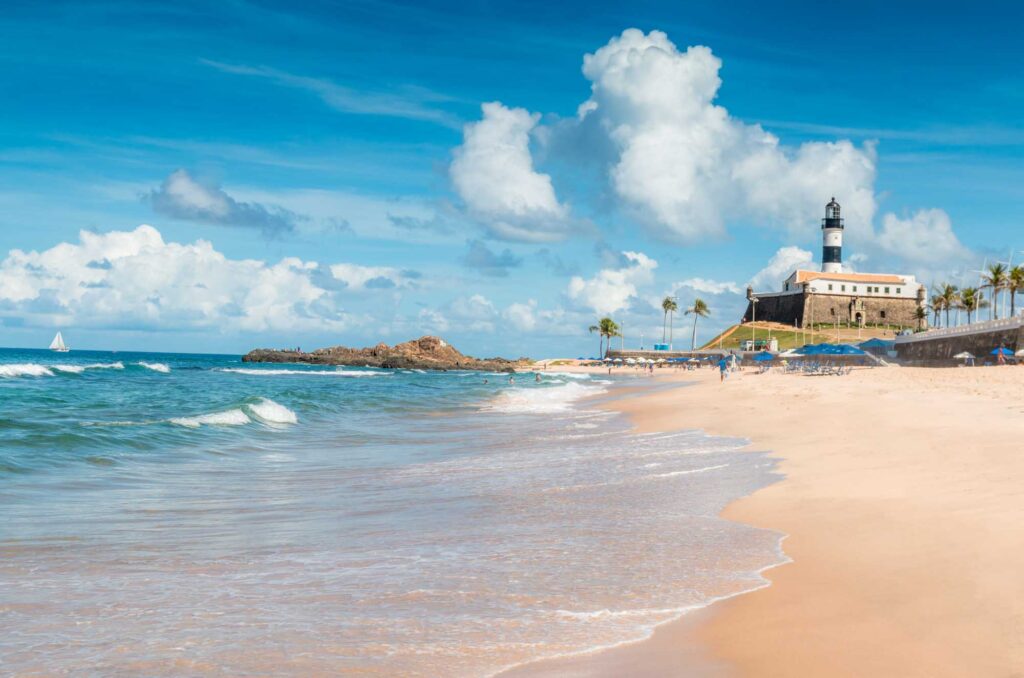 Hitting the beach is one of the best things to do in Salvador, Brazil