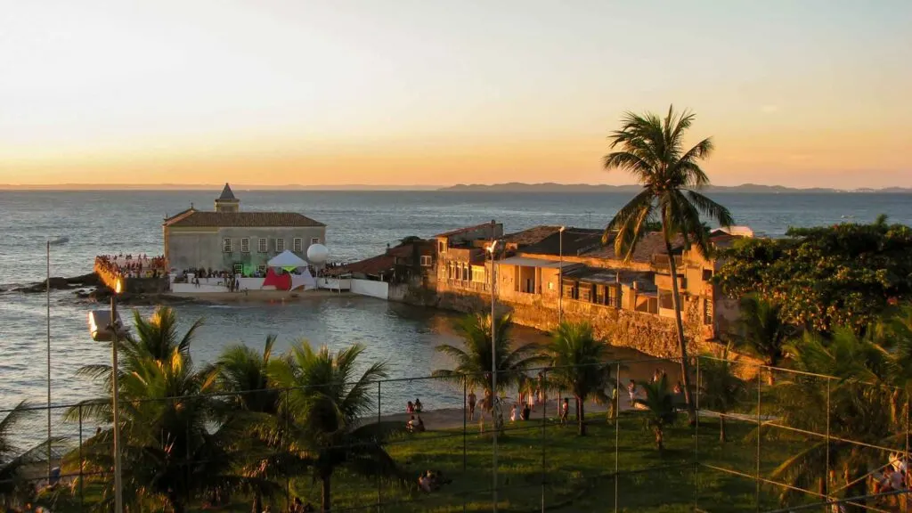 Watching the sunset at Ponta do Humaitá is one of the cool things to do in Salvador, Brazil