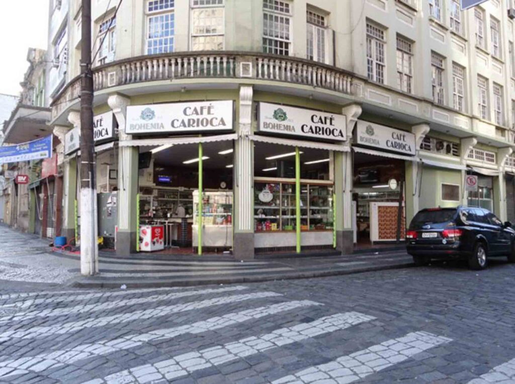 Having Coffee at Café Carioca Coffee Shop is one of the cool things to do in Santos, Brazil