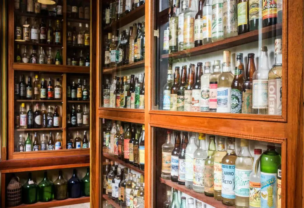 Cachaca shop in Paraty, Rio de Jjaneiro, Brazil