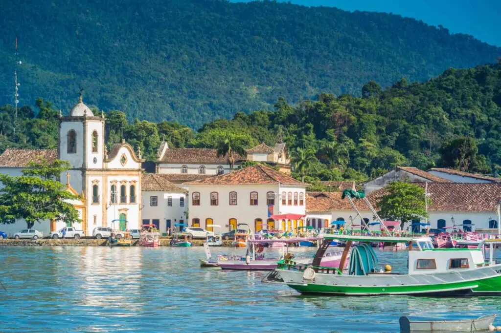 Colonial town in Paraty, Rio de Janeiro, Brazil