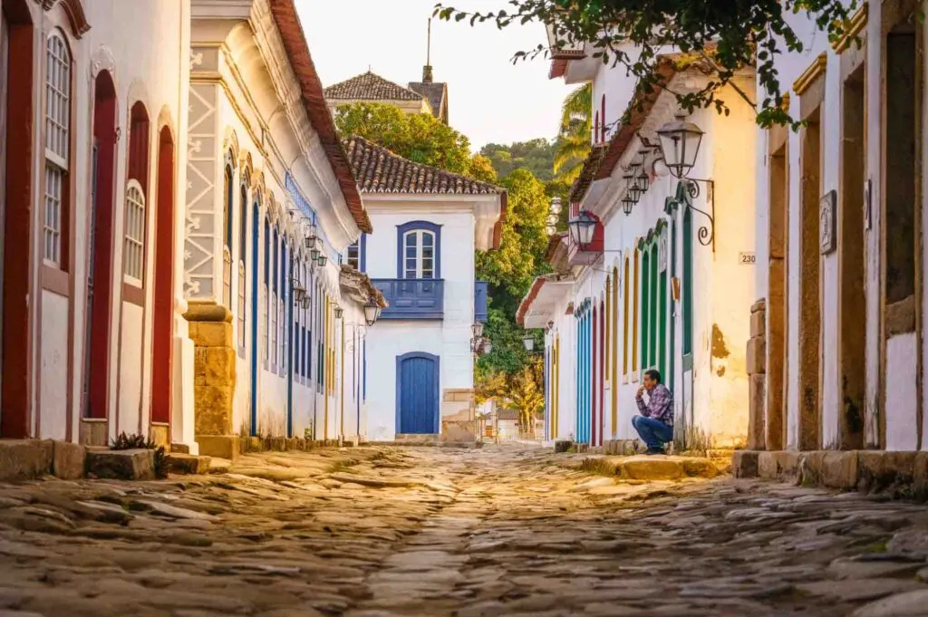 Colonial town in Paraty, Rio de Janeiro, Brazil