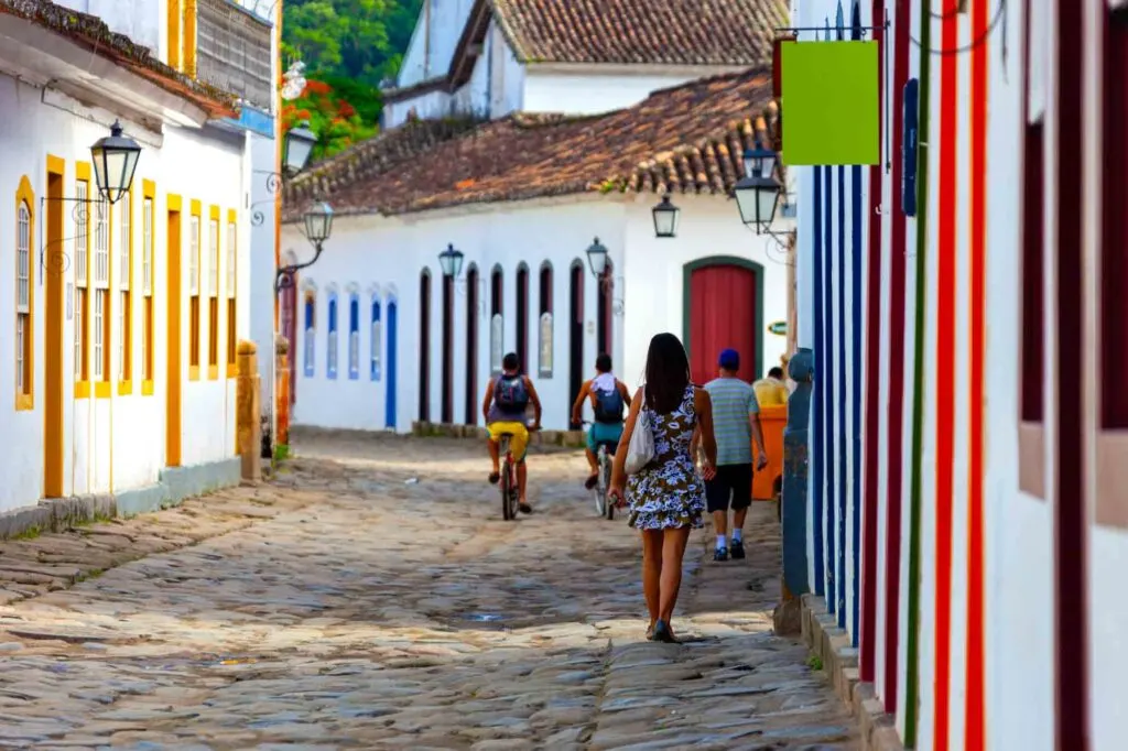 Colonial town in Paraty, Rio de Janeiro, Brazil